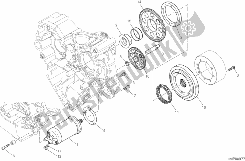 Wszystkie części do Rozruch Elektryczny I Zap? On Ducati Monster 1200 R 2018